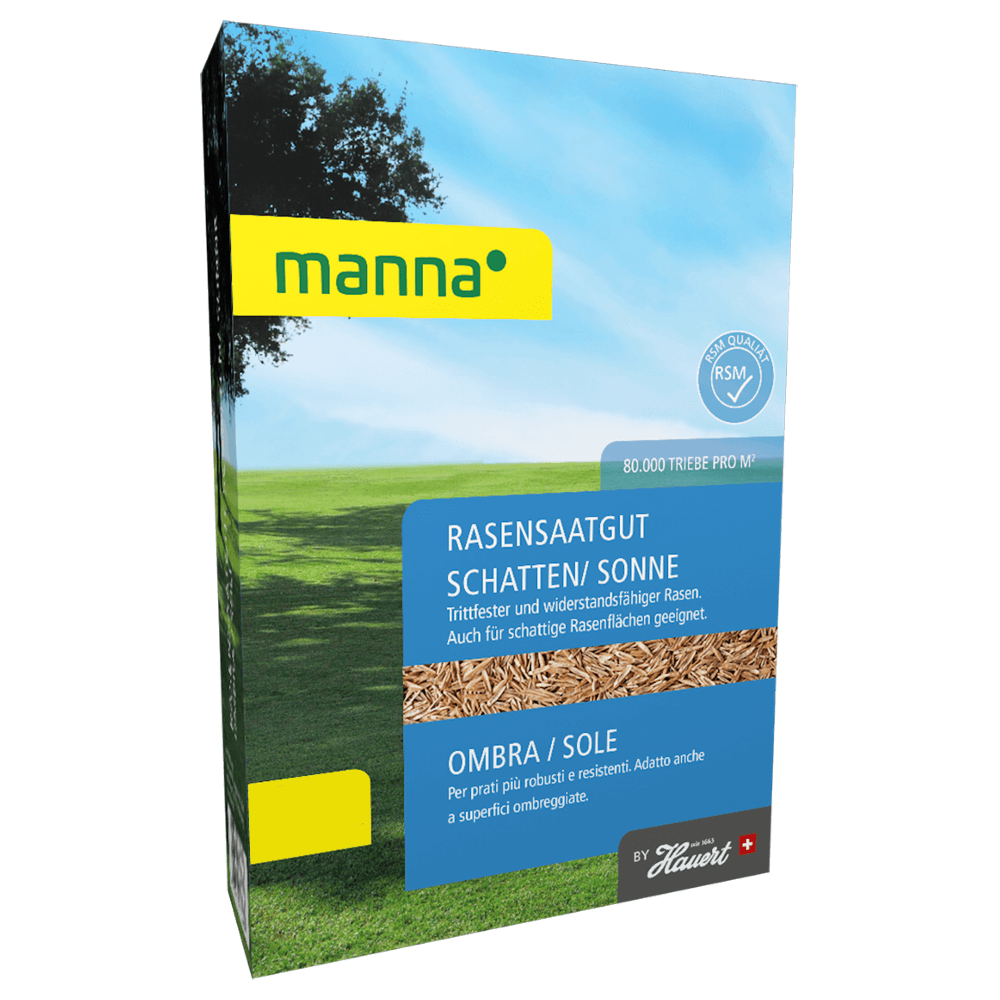 Manna Rasensamen  Sonnen- und Schattenrasen
