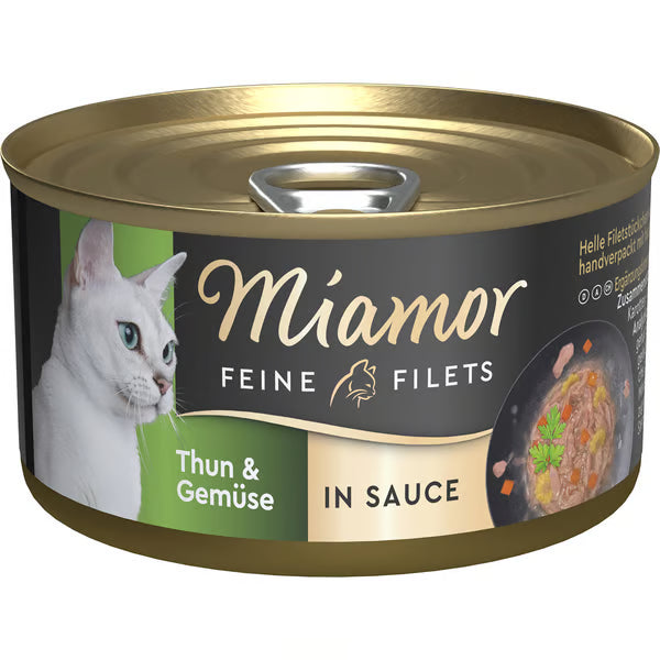 Miamor Feine Filets in Sauce Thun & Gemüse - Dose 85 g