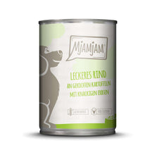 MjAMjAM - delicious beef with boiled potatoes and crunchy peas