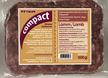 Petmann Compact Lamm 500g TK