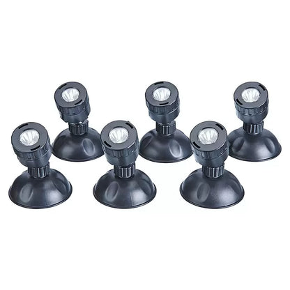 pontec LED Unterwasserscheinwerferset LED Set 6 Stück