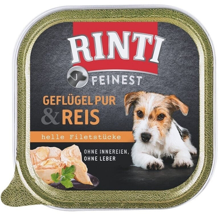 Rinti Feinest Geflügel pur & Reis - Schale