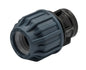 Jason Kupplung PP 25 mm x 3/4" Klemm x Innengewinde 16bar Schwarz/Blau DVGW/KIWA/WRAS/SVGW