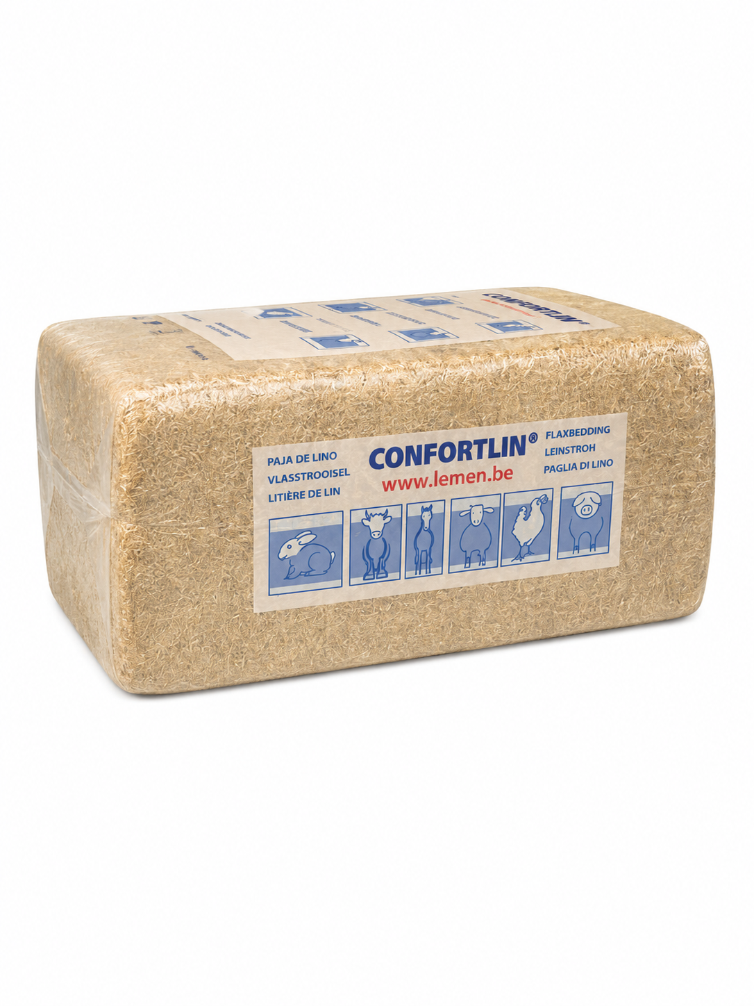 Flax straw