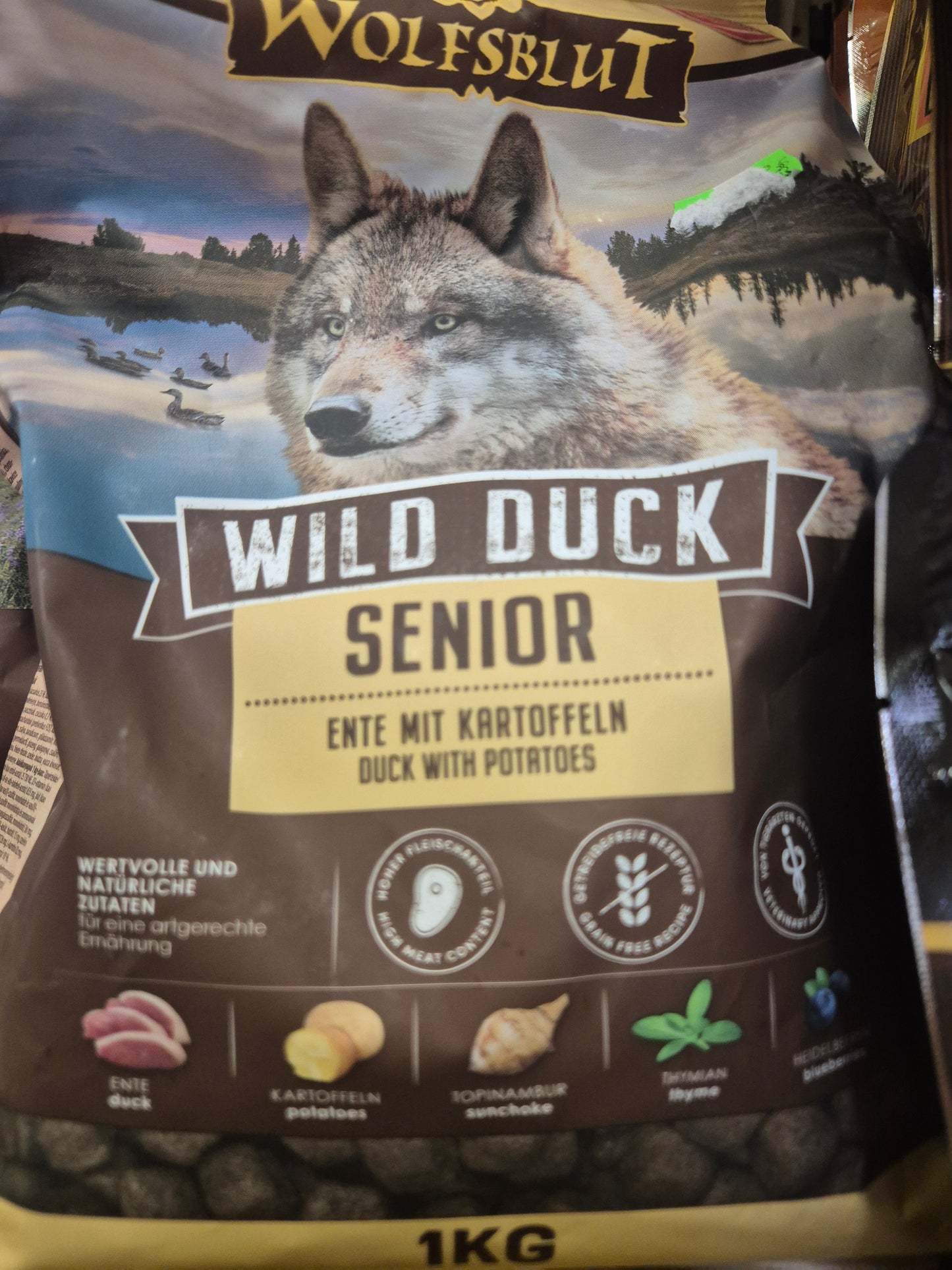 Wolfsblut Wild Duck Senior - Ente mit Kartoffel