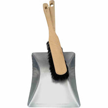 FIREFIX Multi-purpose Shovel Set, 2-piece Galvanized Dustpan + Hand Brush