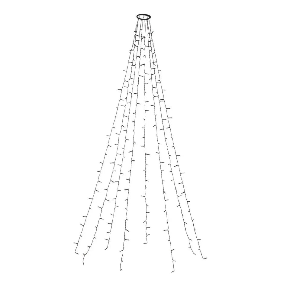 Weihnachtsbaum-Überwurf Lichterkette Innen und Außen