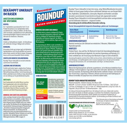 Evergreen Roundup Lawn Weed Killer Concentrate