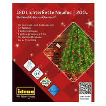Weihnachtsbaum-Überwurf Lichterkette Innen und Außen