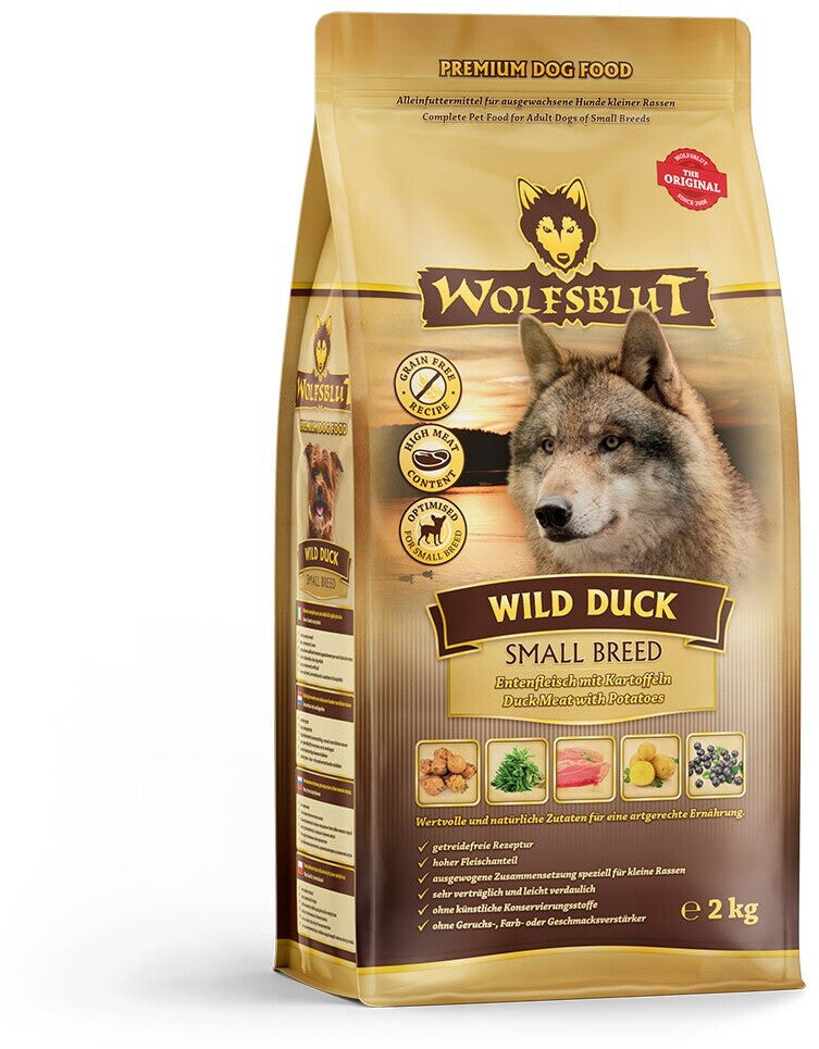 Wolfsblut Wild Duck Small Breed - Ente mit Kartoffel